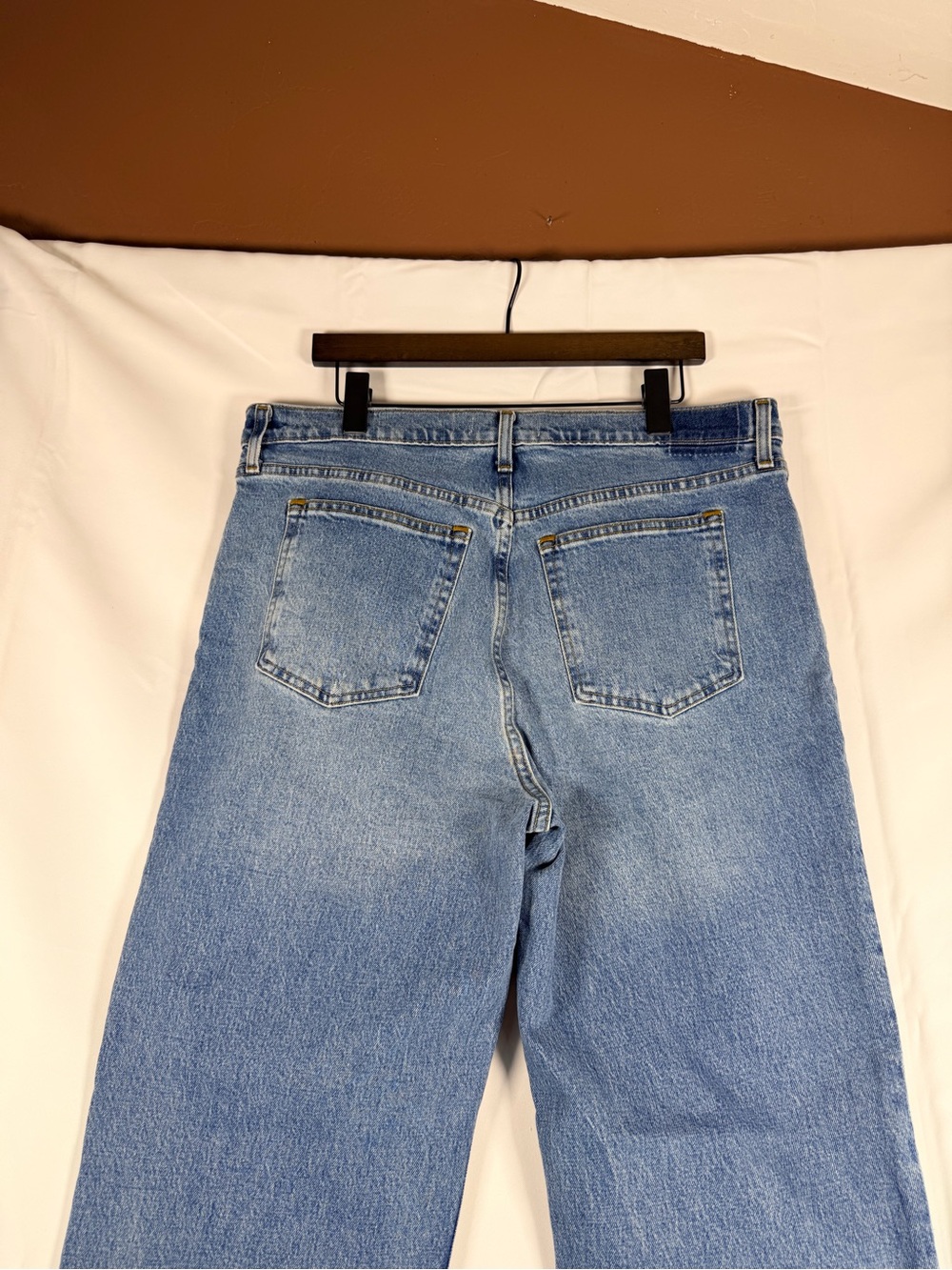 ABERCROMBIE & FITCH Women’s Size 33/16 Denim Jeans 90s Straight Ultra High Rise - Picture 11 of 14